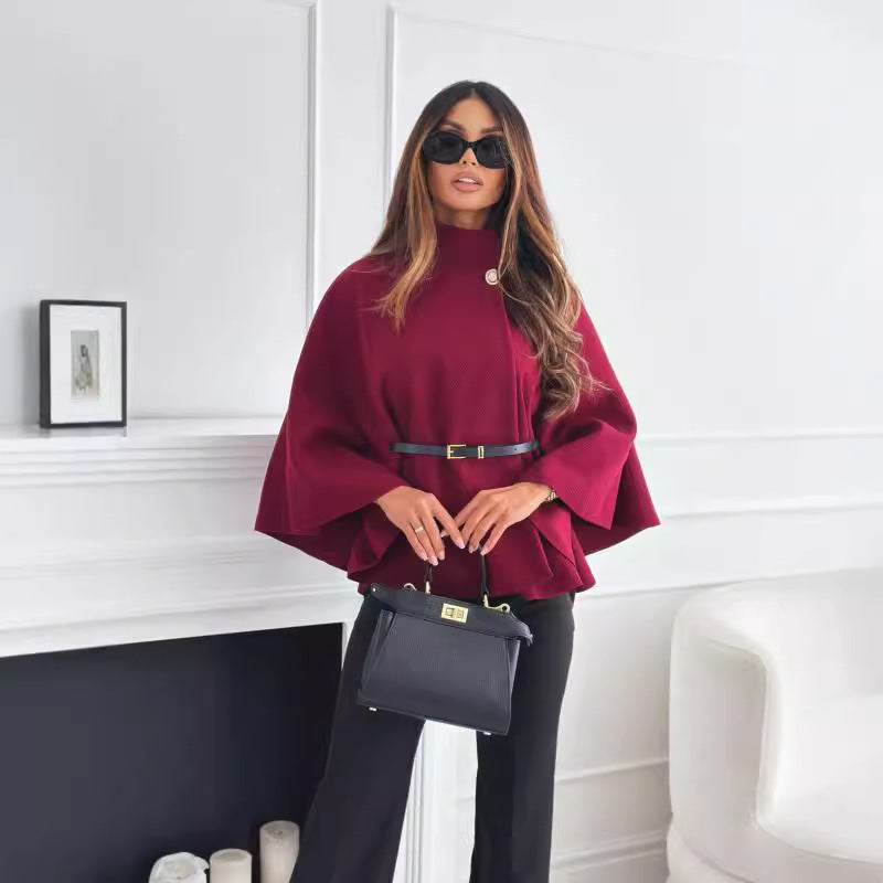 Élise Poncho – Élégance et Confort Intemporel LunaryaParis