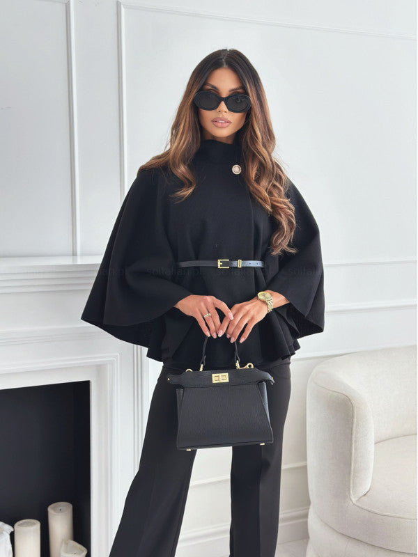 Élise Poncho – Élégance et Confort Intemporel LunaryaParis