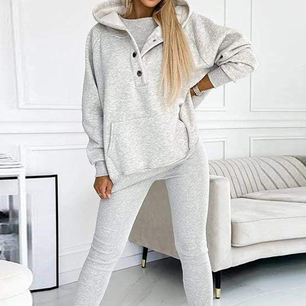LunaryaParis™ | Ensemble 3 Pièces Confort et Style Polyvalent LunaryaParis
