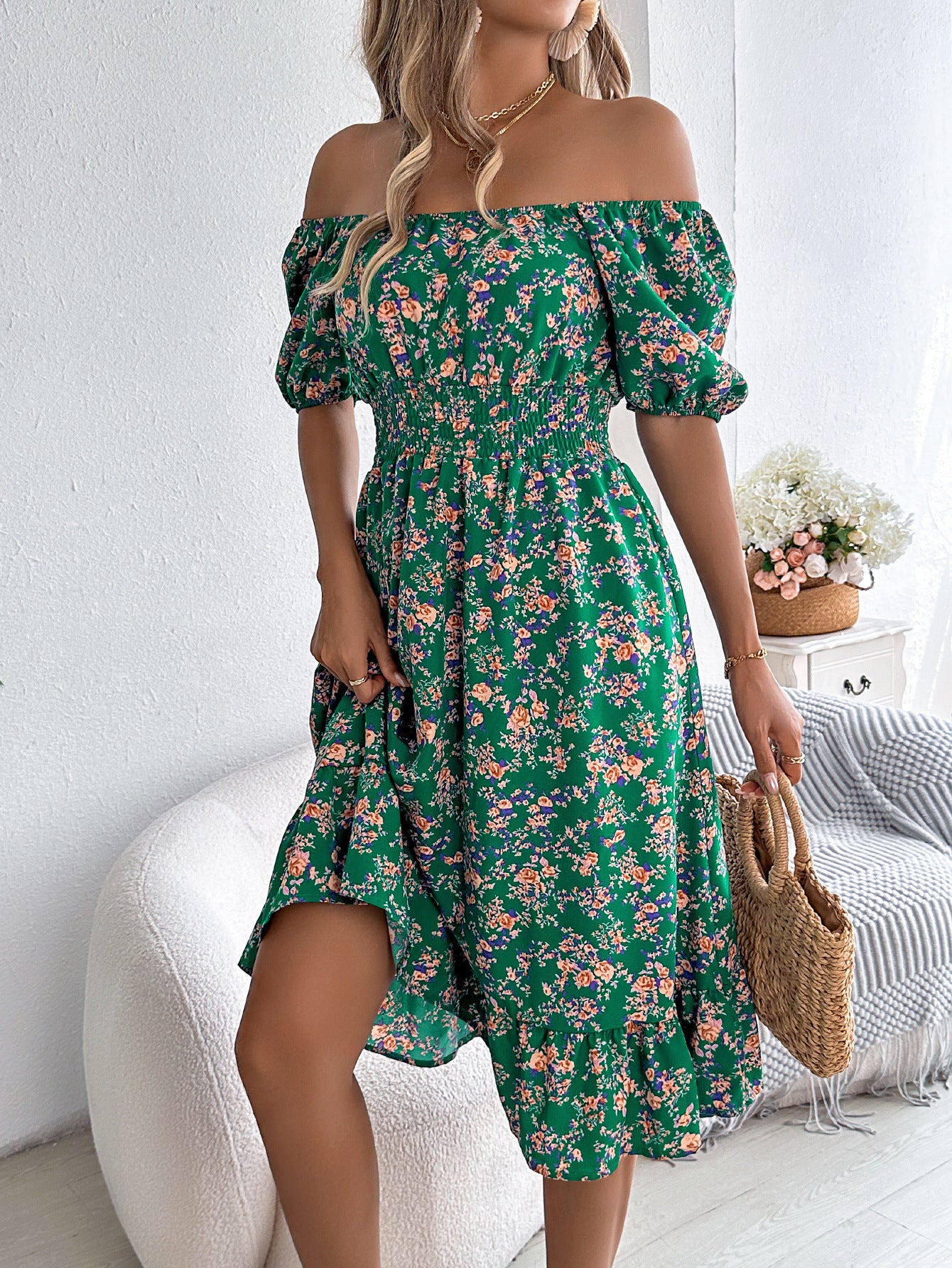 Élégance Bohème | Floral Print chic & respirabilité estivale