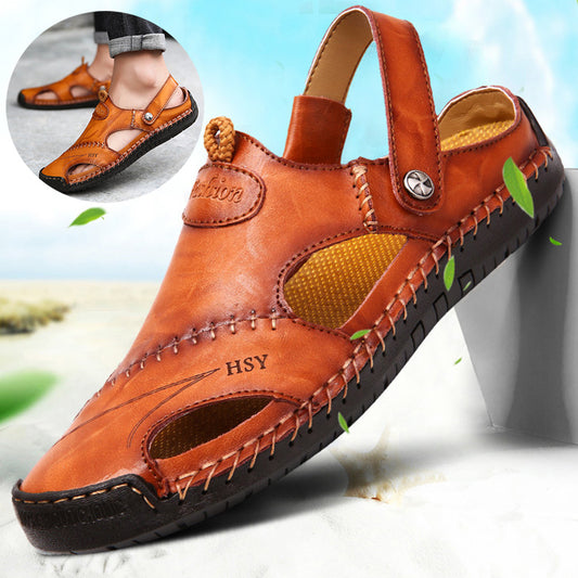 HSY™ | Handmade orthopedic men's sandals: exceptional comfort and support