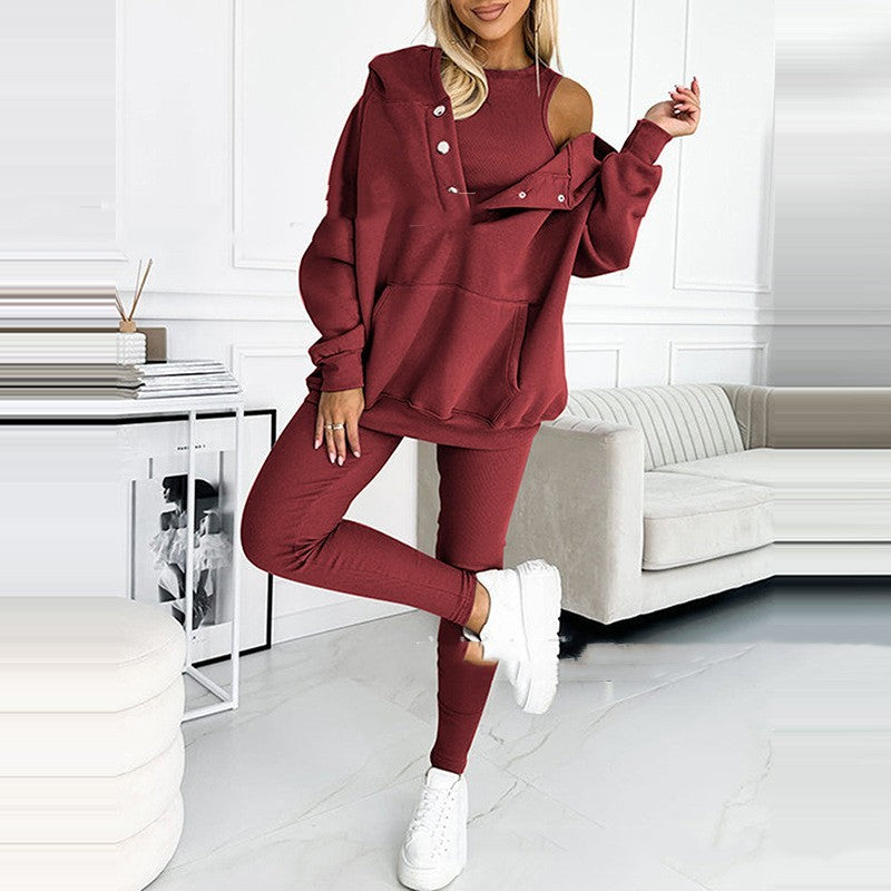 LunaryaParis™ | Ensemble 3 Pièces Confort et Style Polyvalent LunaryaParis