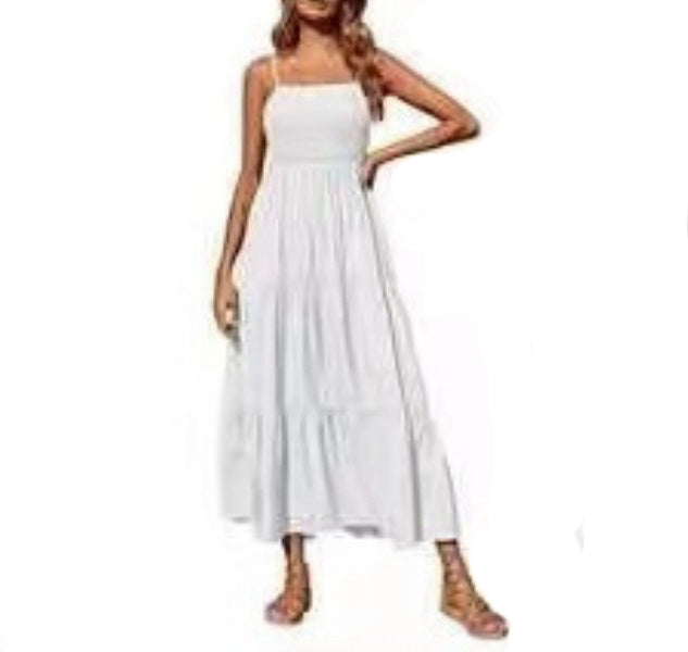 Éclat d’Été | Robe Chiffon à Imprimé Floral & Coupe Évasée