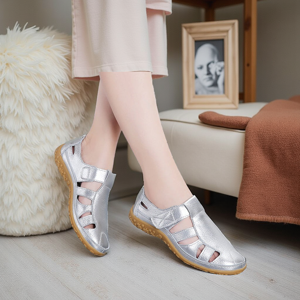 Vita™ | Sandalias de piel auténtica: elegancia atemporal y comodidad óptima