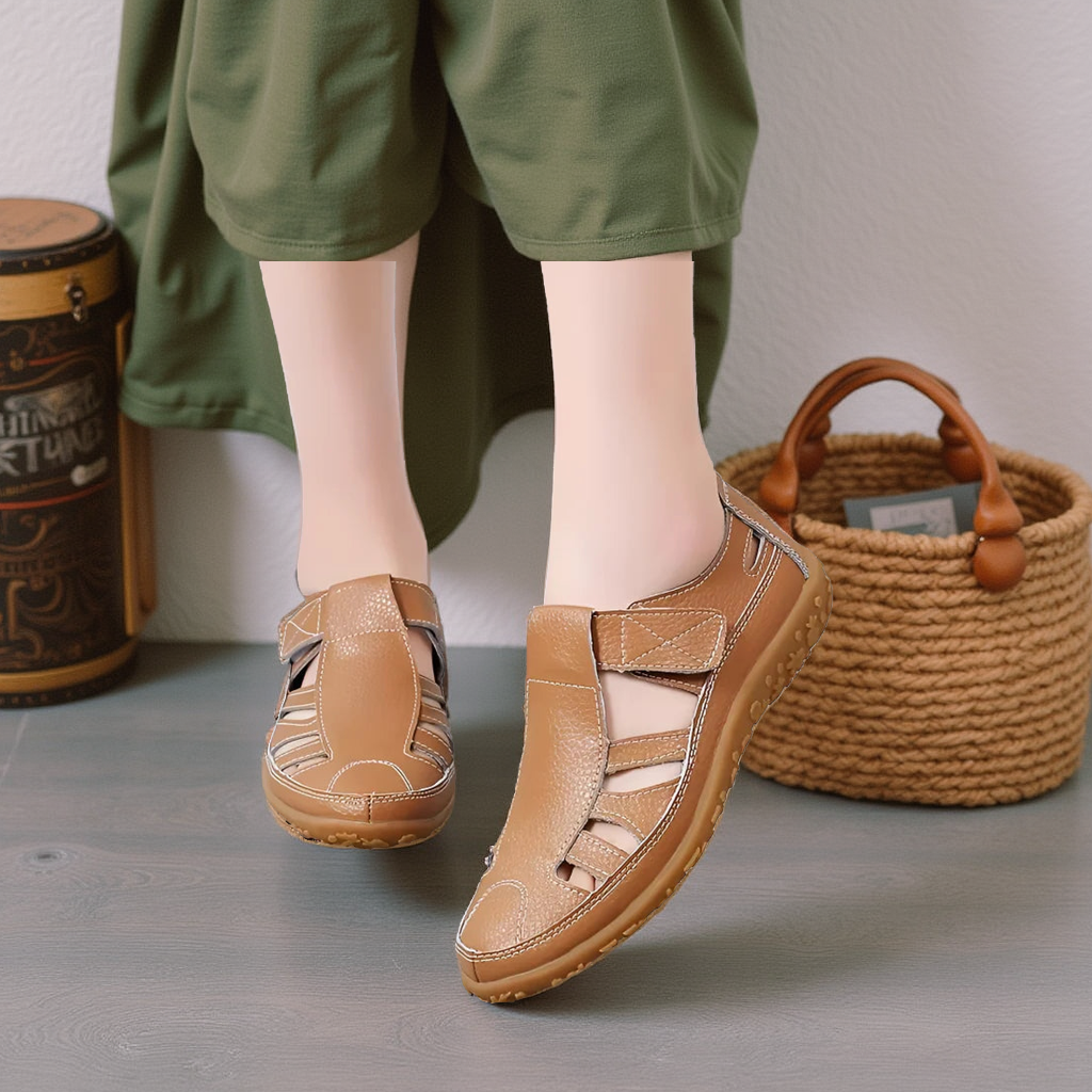 Vita™ | Sandalias de piel auténtica: elegancia atemporal y comodidad óptima