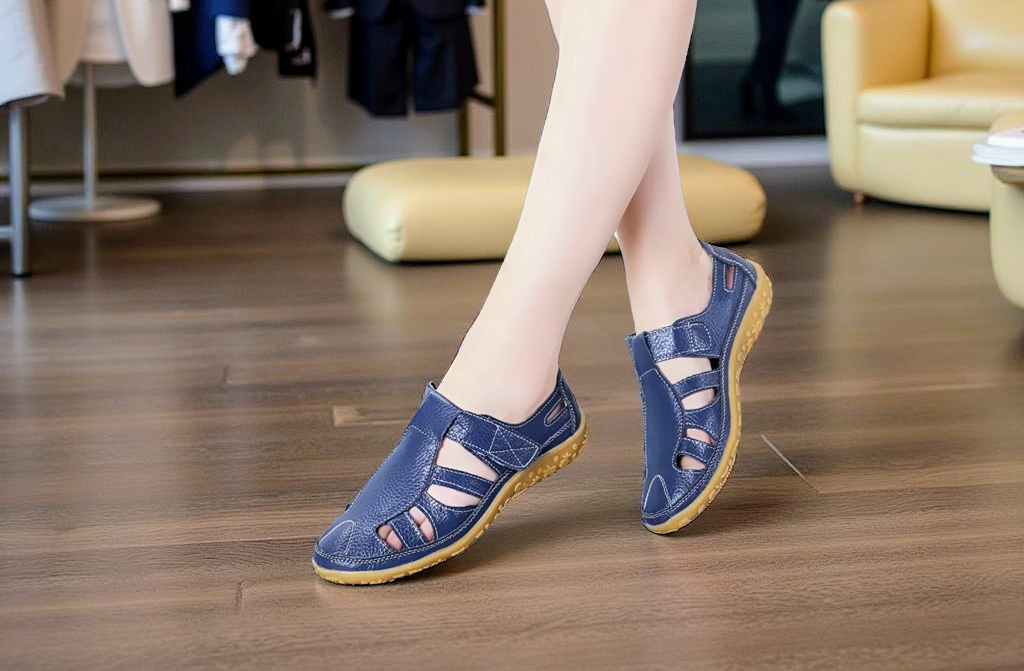 Vita™ | Sandalias de piel auténtica: elegancia atemporal y comodidad óptima
