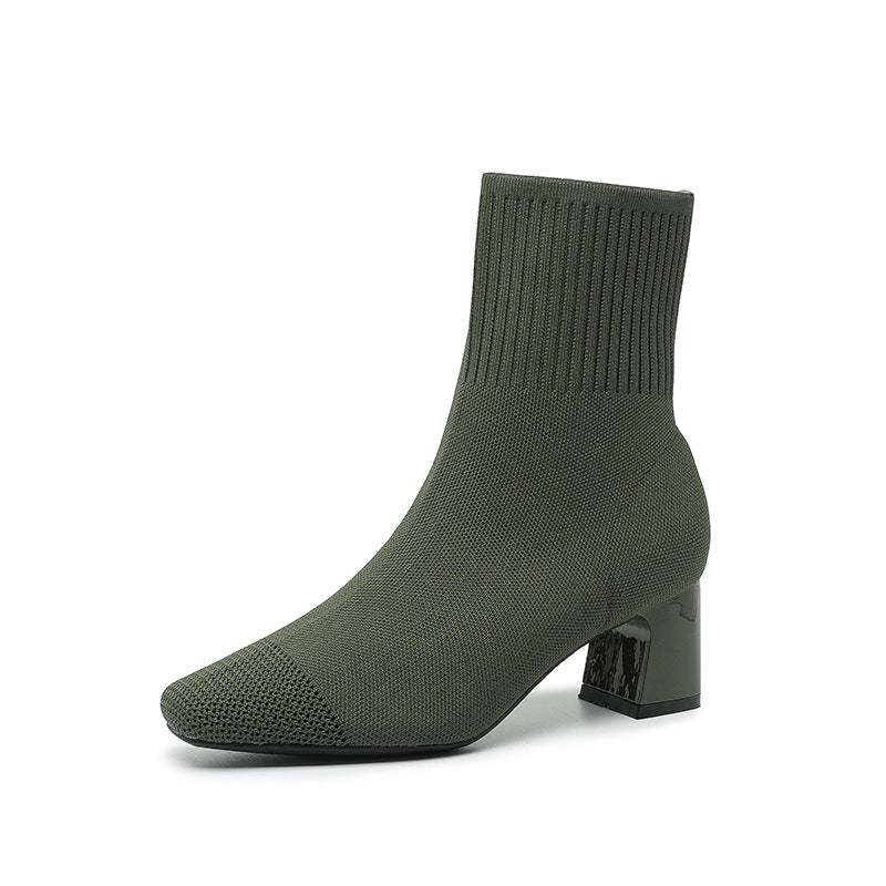 Détails du tissu extensible des bottes NEOUS.