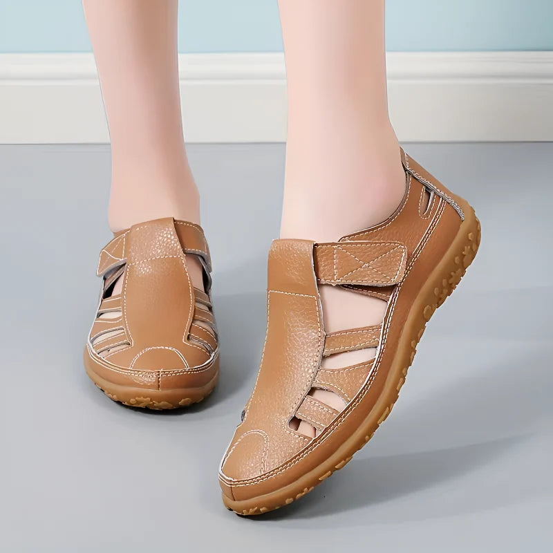 Vita™ | Sandalias de piel auténtica: elegancia atemporal y comodidad óptima