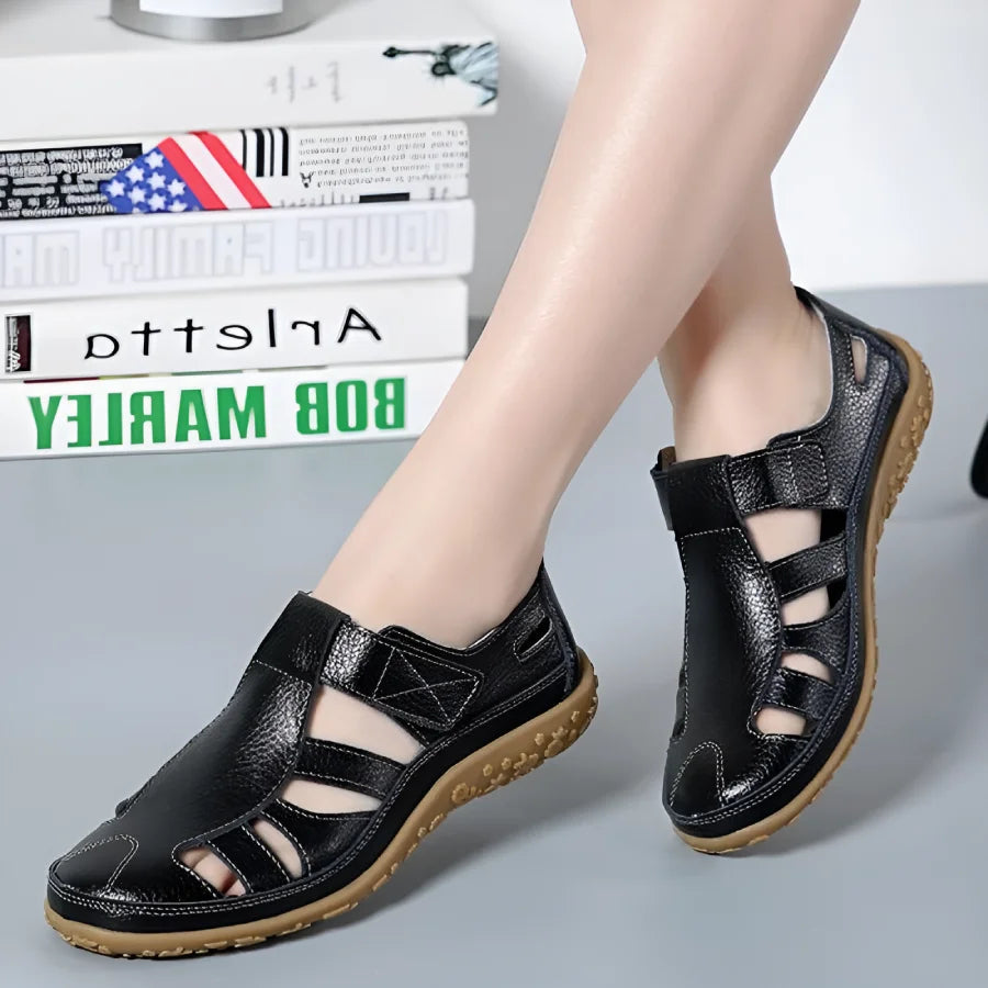 Vita™ | Sandalias de piel auténtica: elegancia atemporal y comodidad óptima