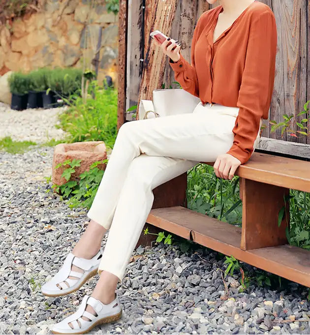 Vita™ | Sandalias de piel auténtica: elegancia atemporal y comodidad óptima